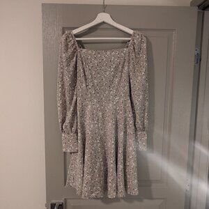 Floral Long Sleeve Dress